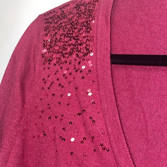 Merona Magenta Cardigan -XXL - Picture 2 of 2